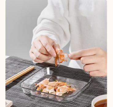 Großhandel B2B Klare Kinder Snack Schale, acht Stück + Boden